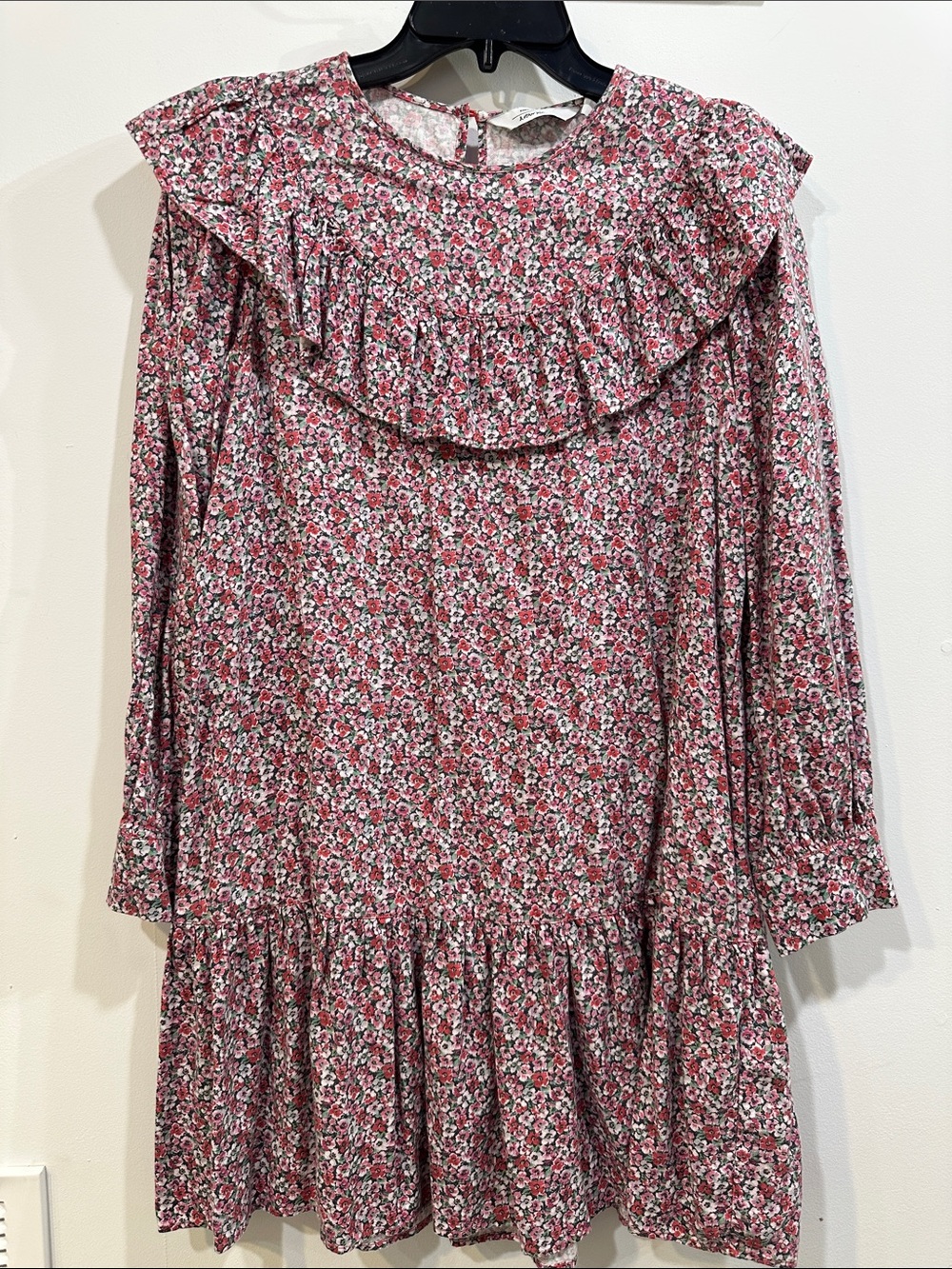 Paris atelier & Other Stories Pink and Red Floral Blouse